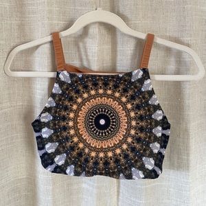 4 way reversible athletic crop top